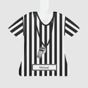 Personalized Referee with Whistle Ornament