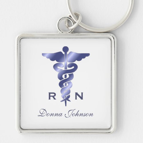 Personalized Registered Nurse Keychain
