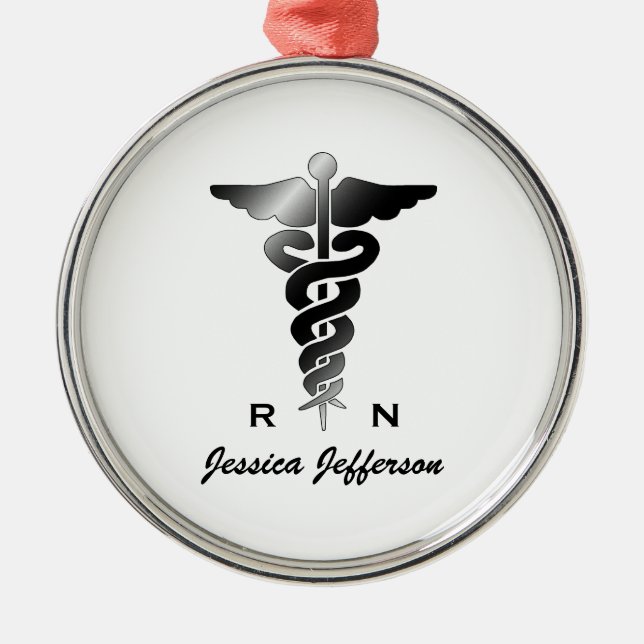 Personalized: Registered Nurse Ornament (Front)