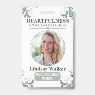 Personalized Registered Nurse Photo ID Badge