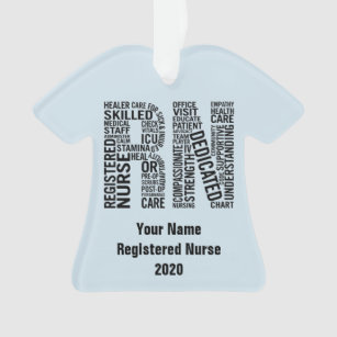 Personalized Registered Nurse RN Ornament