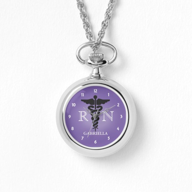 Personalized Registered Nurse Watch (Front)