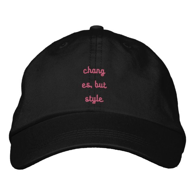 Personalized Regulable Pet Embroidered Baseball Cap (Front)