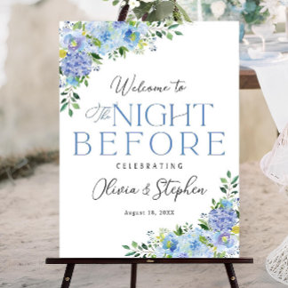Personalized Rehearsal dinner Sign, Wedding Rehear Foam Board