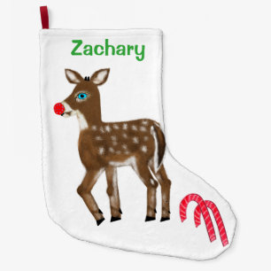 Personalized Reindeer Christmas Stockings