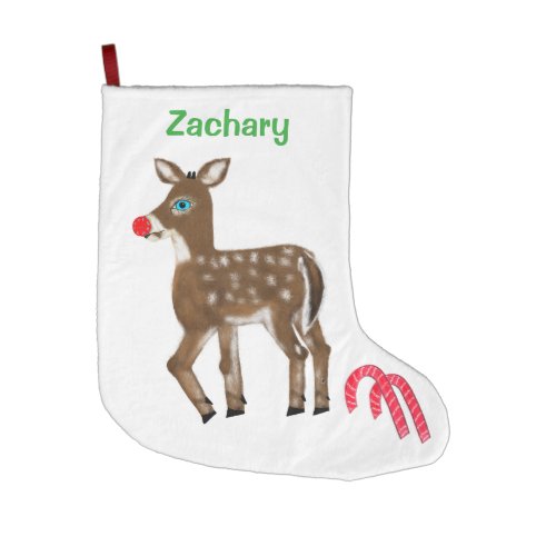 Personalized Reindeer Christmas Stockings