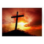 Personalized Religious Easter Card (Front Horizontal)