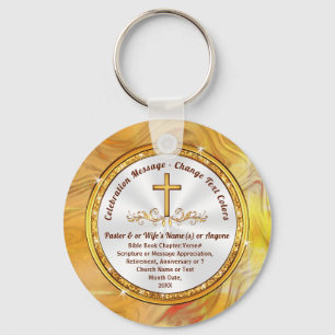 Personalized, Religious Favors, Scripture Keychain