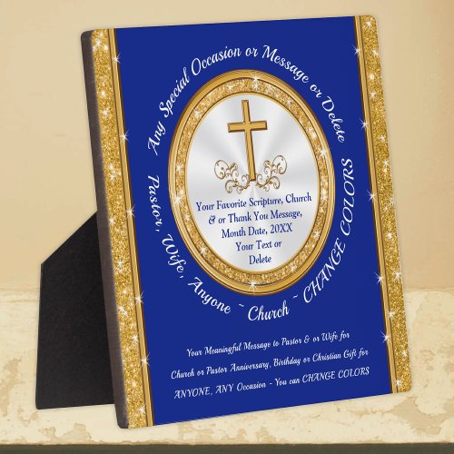 Personalized Religious Gifts for Him or Her Plaque