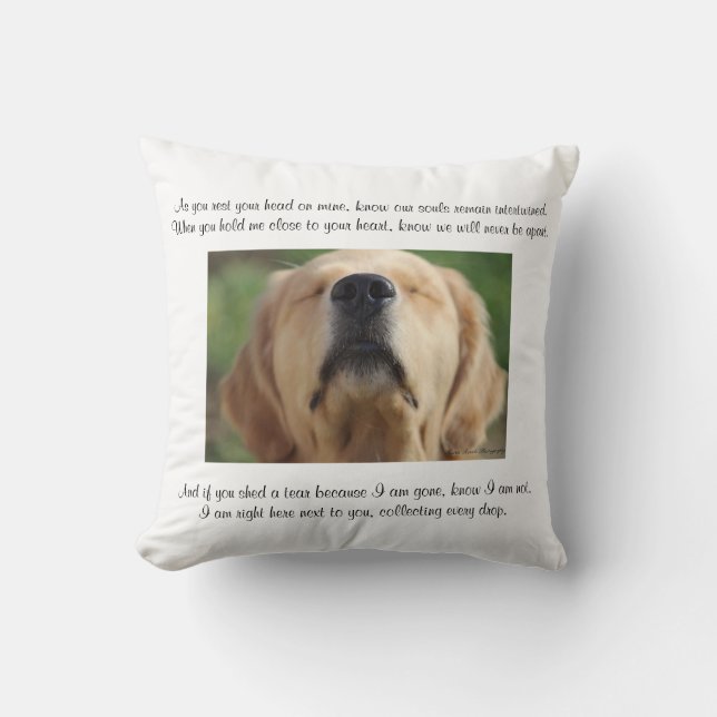 Personalized Remembrance Pillow by Golden Journeys (Front)
