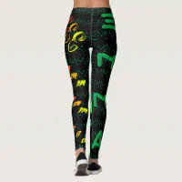 Saint Patrick's Day Shamrock Heart Leggings 2