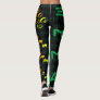 Personalized Repeating name 4 letters Leggings