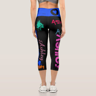 Personalized Repeating name 6 letters HWC Leggings