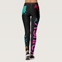 Personalized Repeating name 6 letters Leggings Personalized Repeating name 6 letters Leggings