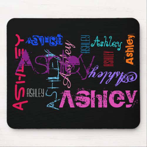 Personalized repeating name 6 letters Mousepad