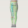 Personalized Repeating Name 8 letters Leggings