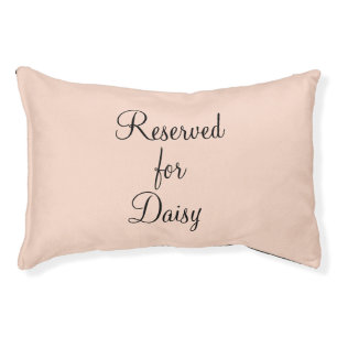 Personalized Reserved for Pet's Name Pet Bed