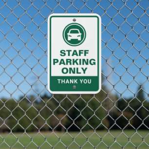 Personalized Reserved Parking Outdoor Metal Sign