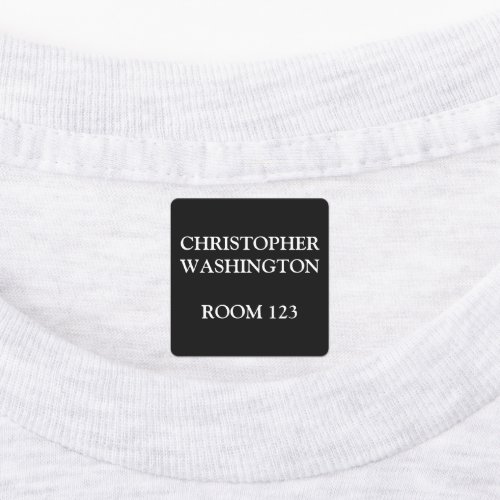 Personalized Residential Home Iron On Clothing Labels