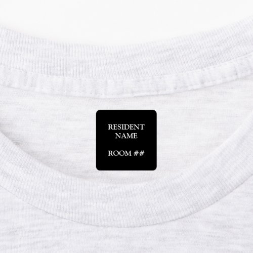 Personalized Residential Home Stick On Clothing Labels