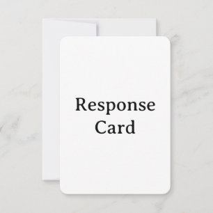 personalized Response Card 3.5" x 5"