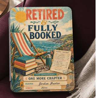 Personalized Retired Fully And Booked Kindle Case