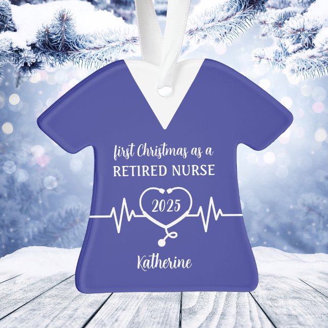Personalized Retired Nurse Christmas Ornament (Personalized Retired Nurse Christmas Ornament
)