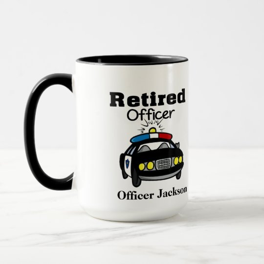 Personalized Retired Police Officer Coffee Mug | Zazzle.com