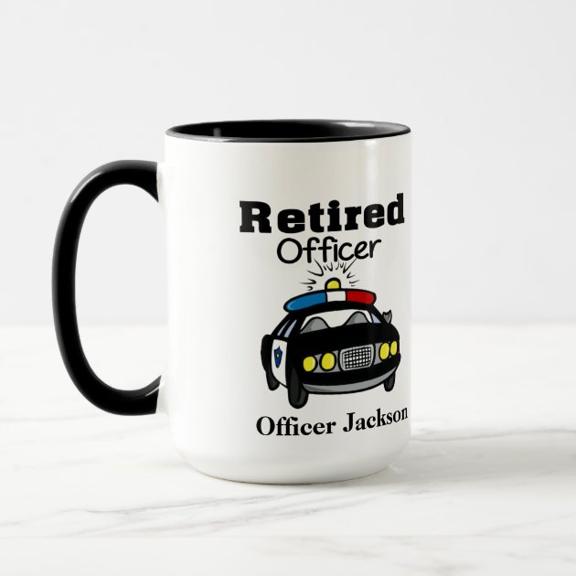 Retired Police Officer Coffee Mug 