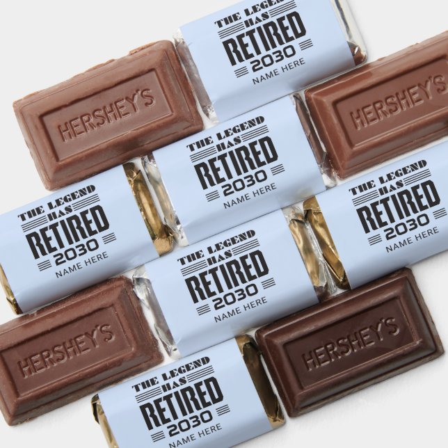 Personalized Retired Police Officer Retirement Hershey's Miniatures (Assorted)