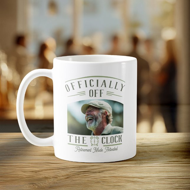 Personalized Retiree Party Favor Retirement Photo  Coffee Mug (Creator Uploaded)