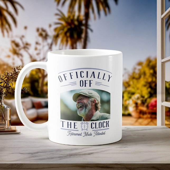 Personalized Retiree Party Favor Retirement Photo  Coffee Mug (Creator Uploaded)