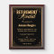 Personalized Retirement Award For Retiree