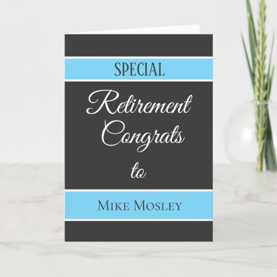 Personalized Retirement card | Zazzle.com