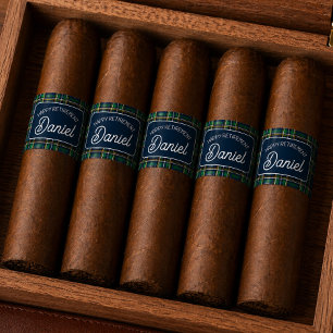 Personalized Retirement Cigar Band Sticker