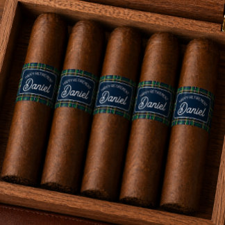 Personalized Retirement Cigar Band Sticker