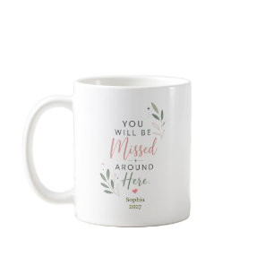Personalized Retirement Farewell Gift for Coworker Coffee Mug