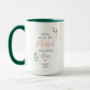 Personalized Retirement Farewell Gift for Coworker Mug
