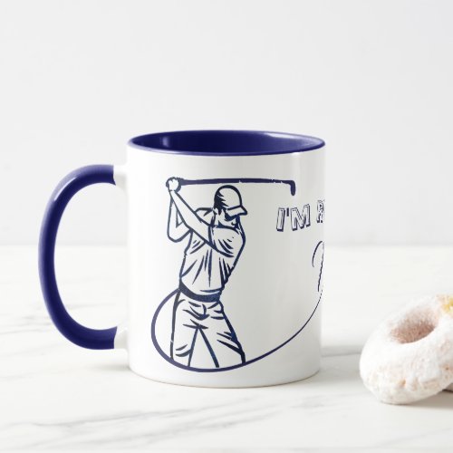 Personalized  Retirement Gift for a Golfer Mug