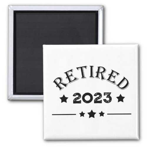 Personalized retirement gift idea magnet