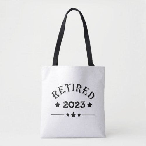 Personalized retirement gift idea tote bag