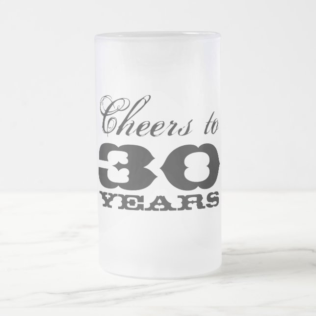 Personalized Retirement Glass Beer Mug Gift Idea (Center)