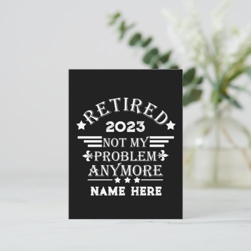 Personalized retirement not my problem anymore