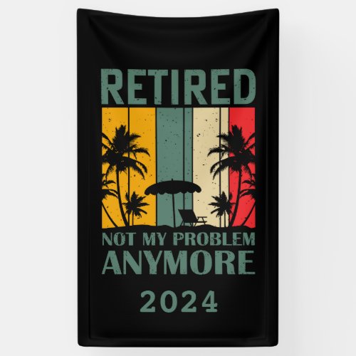Personalized retirement officially retired banner