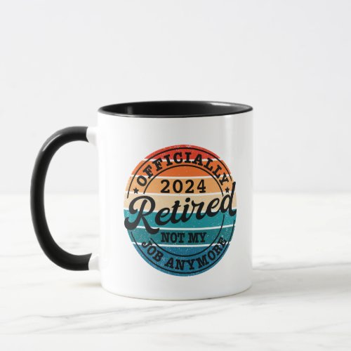 Personalized retirement officially retired mug