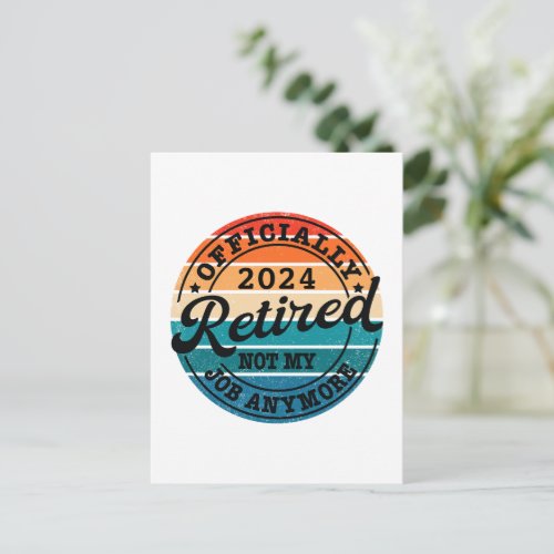 Personalized retirement officially retired vintage
