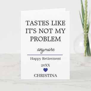 Personalized Retirement Party Decor Retired 2026 Holiday Card
