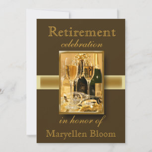 Personalized Retirement Party Invitation
