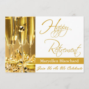 Personalized Retirement Party Invitation