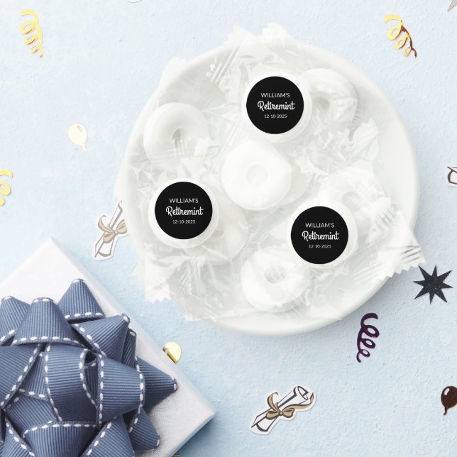 Personalized Retirement party mint favors (Party)